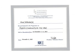 Asiatic Engineers Certificate