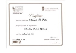 Asiatic Engineers Certificate