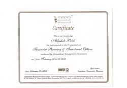 Asiatic Engineers Certificate