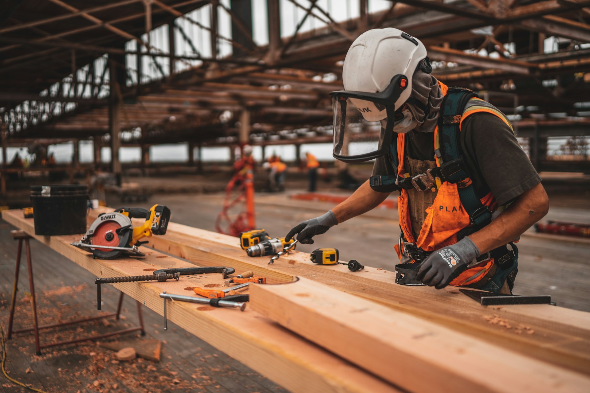 Automotive paint shop — wastewater and VOC compliance context. Photo via Unsplash.