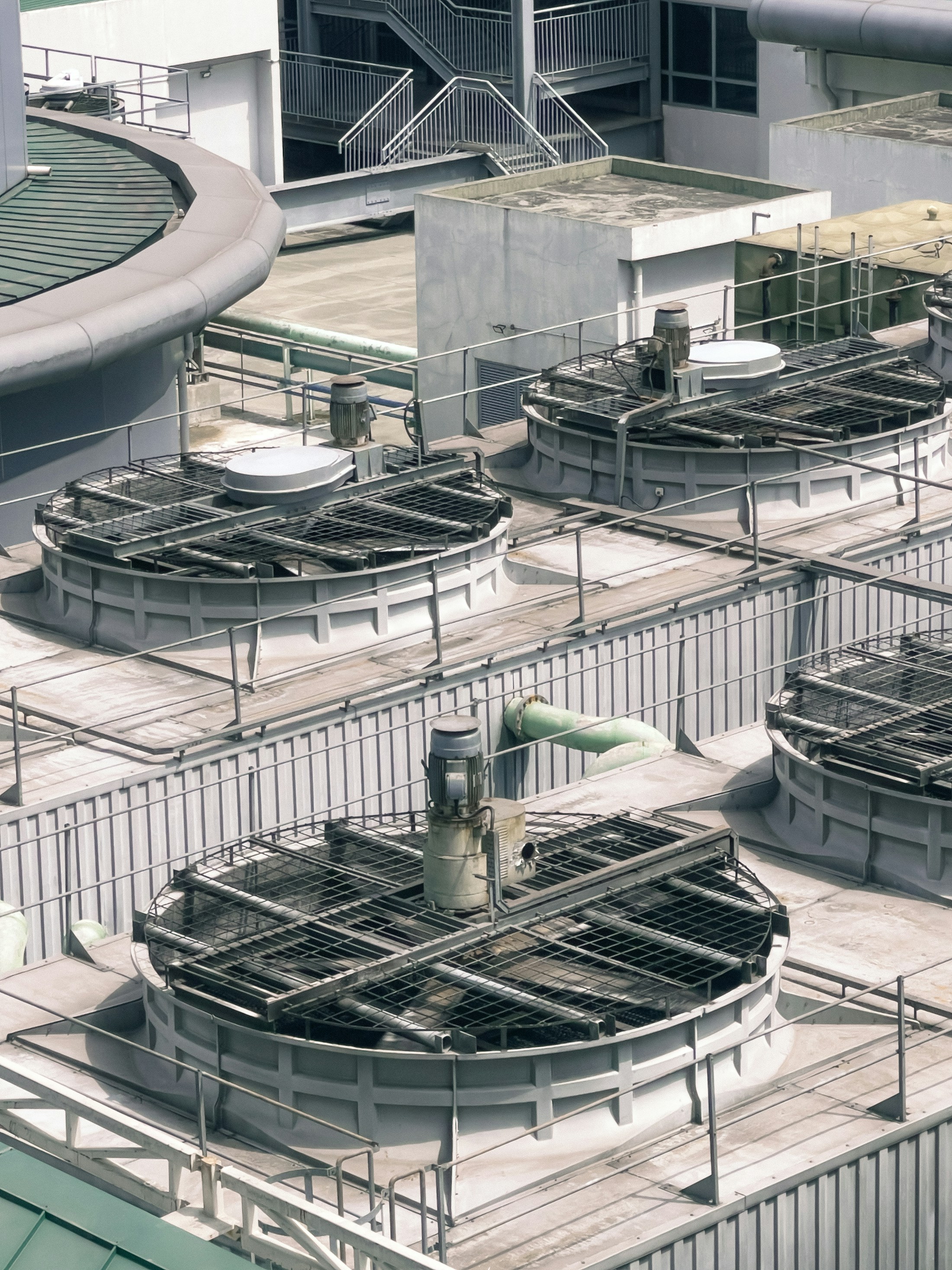 Industrial water infrastructure for cooling tower blowdown reuse planning
